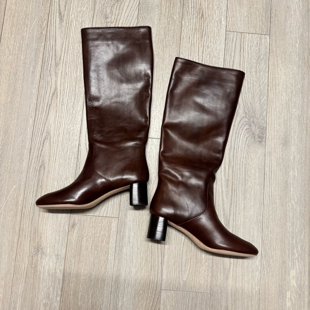 Loeffler randall brown tall boots size 7.5 - Picture 3 of 8